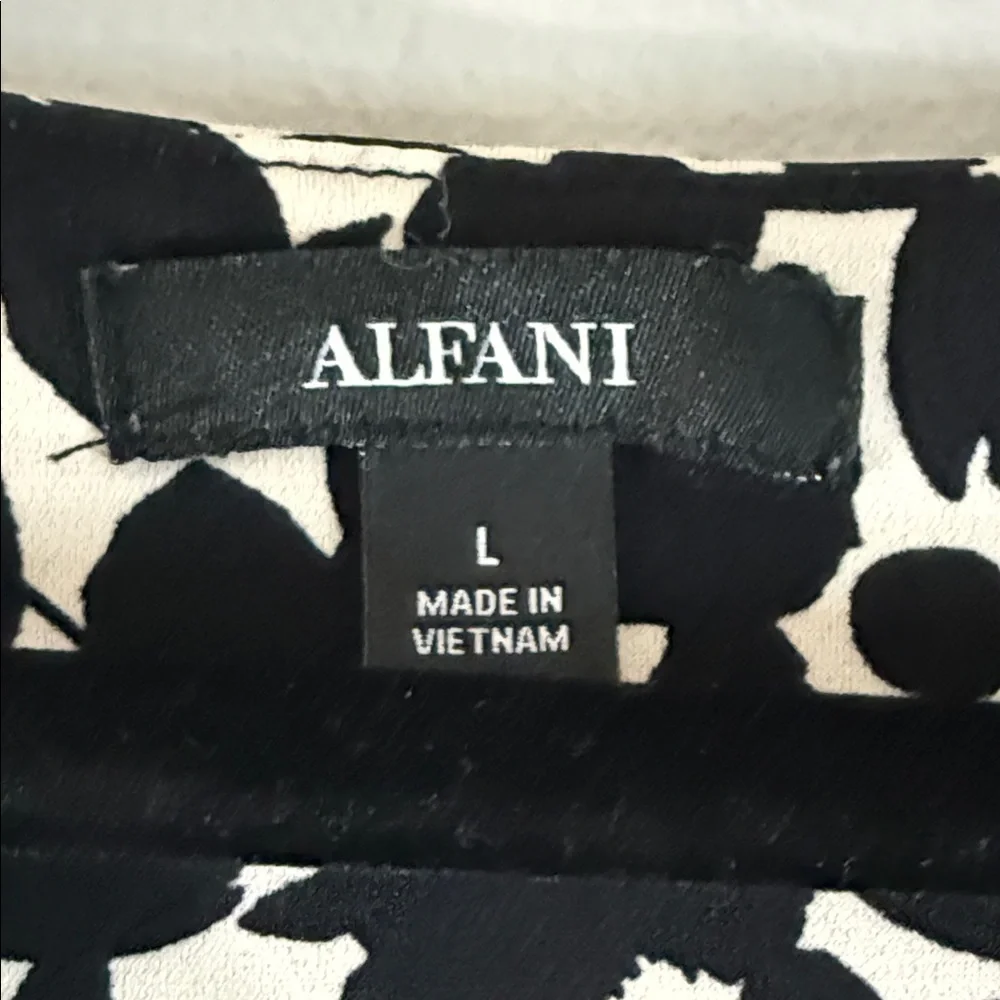 Alfani Floral Twist-Front Top – Women’s Size L - Picture 5 of 8
